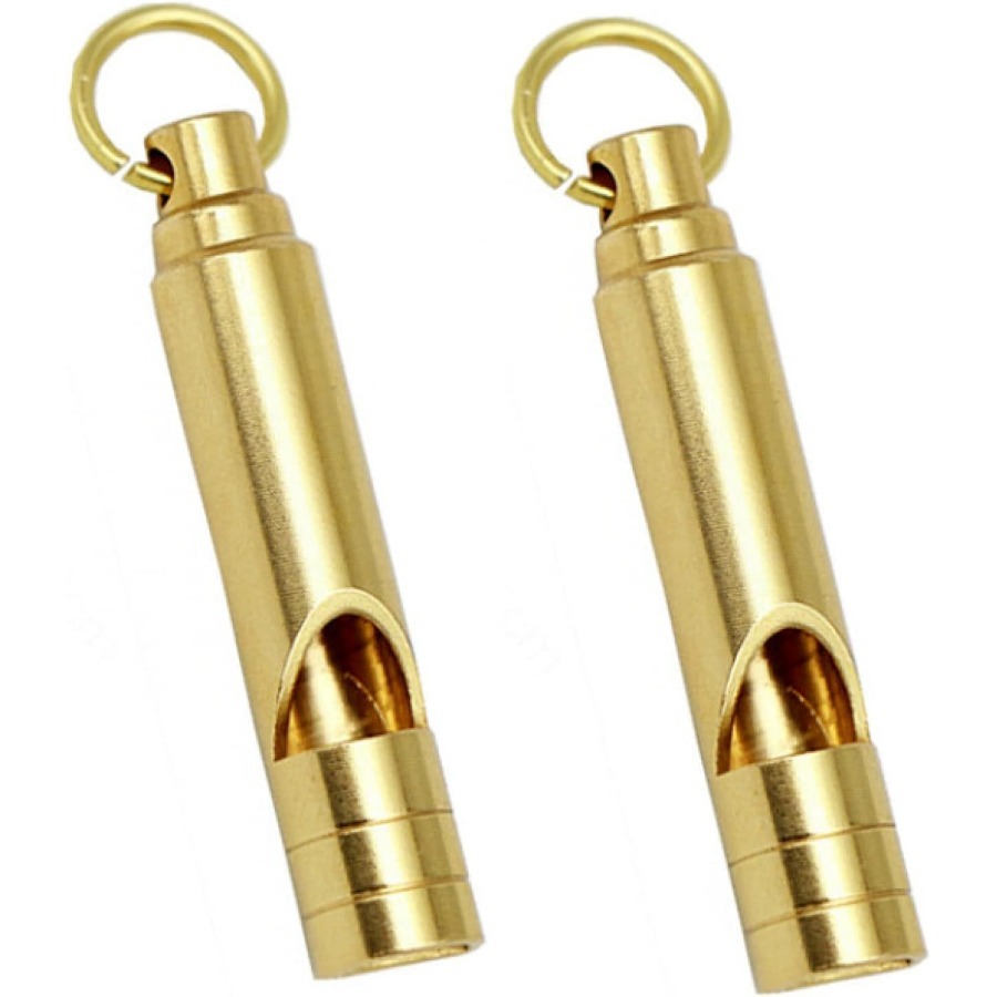 Emergency Whistle Loud - 1/5pcs Brass Metal Emergency Whistles Adults/Kids