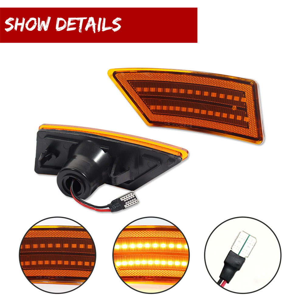 2PCS Car LED Front Side Marker - مراجعة Signal Flare Kit وسعره