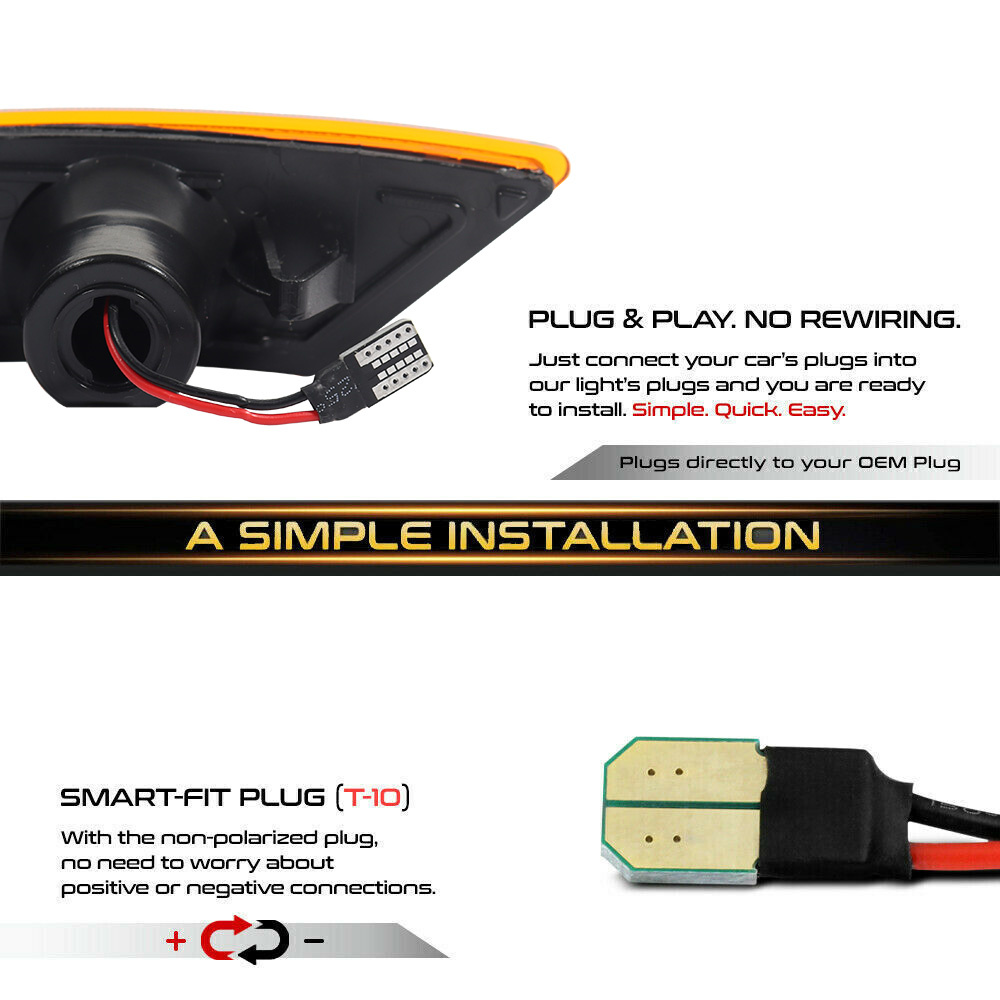2PCS Car LED Front Side Marker - مراجعة Signal Flare Kit وسعره