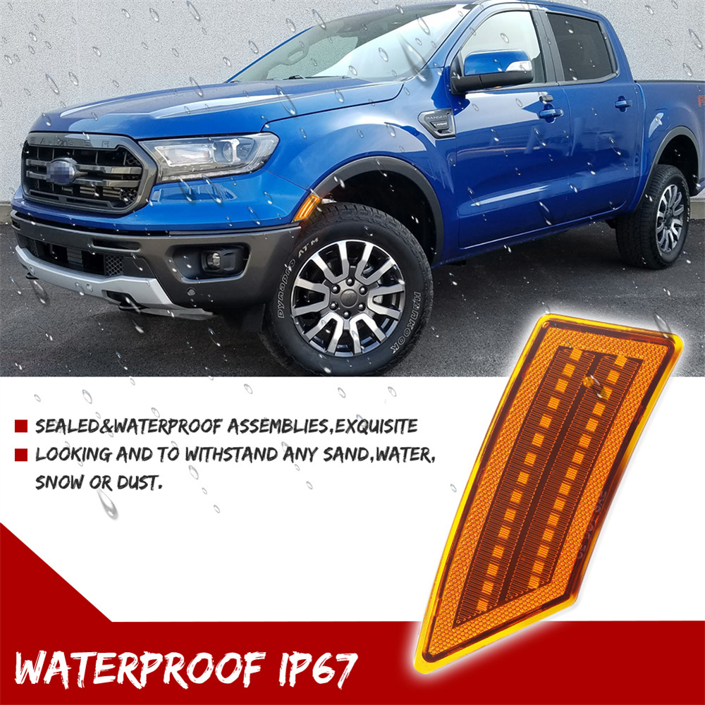 2PCS Car LED Front Side Marker - مراجعة Signal Flare Kit وسعره