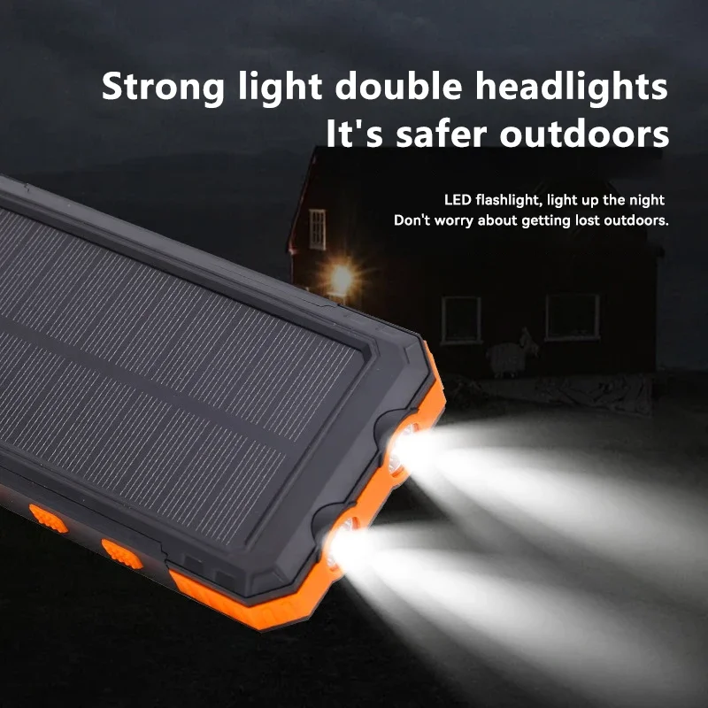 200000mAh Solar Power Bank Por - مراجعة Solar Emergency Charger وسعره