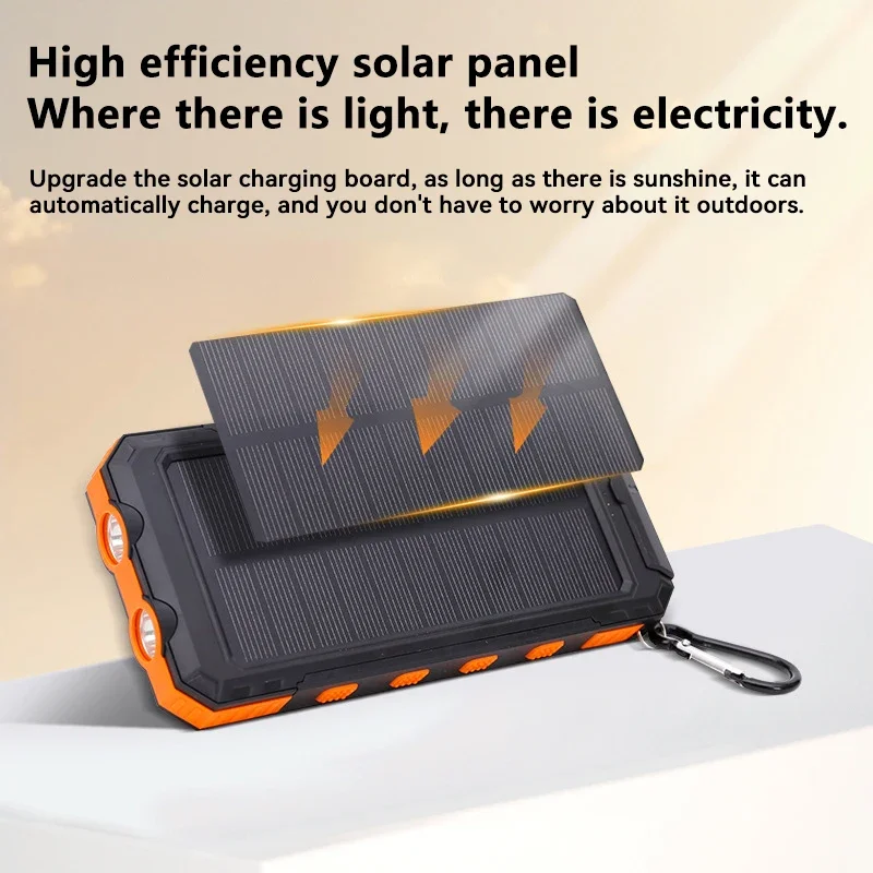 200000mAh Solar Power Bank Por - مراجعة Solar Emergency Charger وسعره