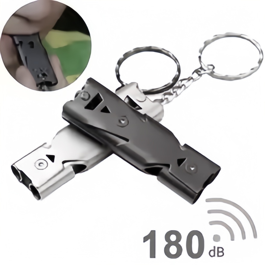 Survival Whistle Keychain–High - مراجعة Emergency Whistle Loud وسعره