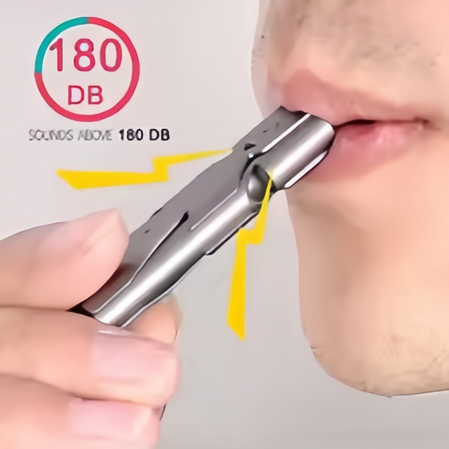 Survival Whistle Keychain–High - مراجعة Emergency Whistle Loud وسعره