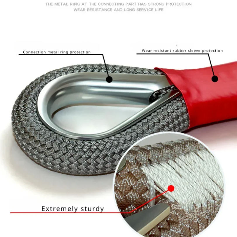 New Car Towing Rope Off-road V - مراجعة Rescue Rope Throw وسعره