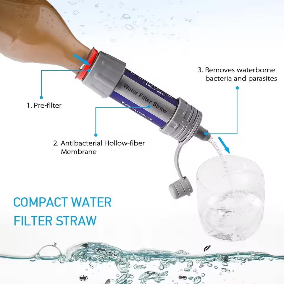 Outdoor Portable Water Filter  - مراجعة Bivy Bag Emergency وسعره