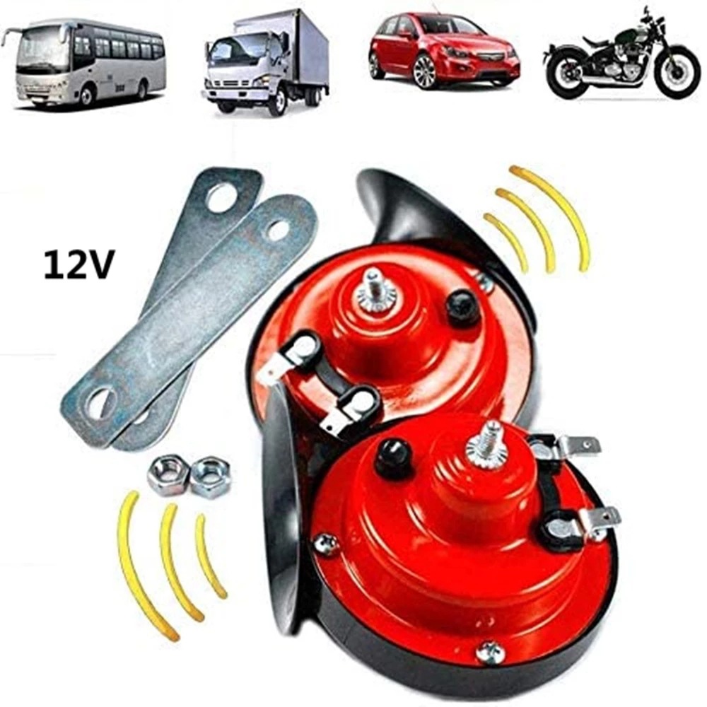 12V Super Loud Car 300DB Dual  - مراجعة Emergency Whistle Loud وسعره