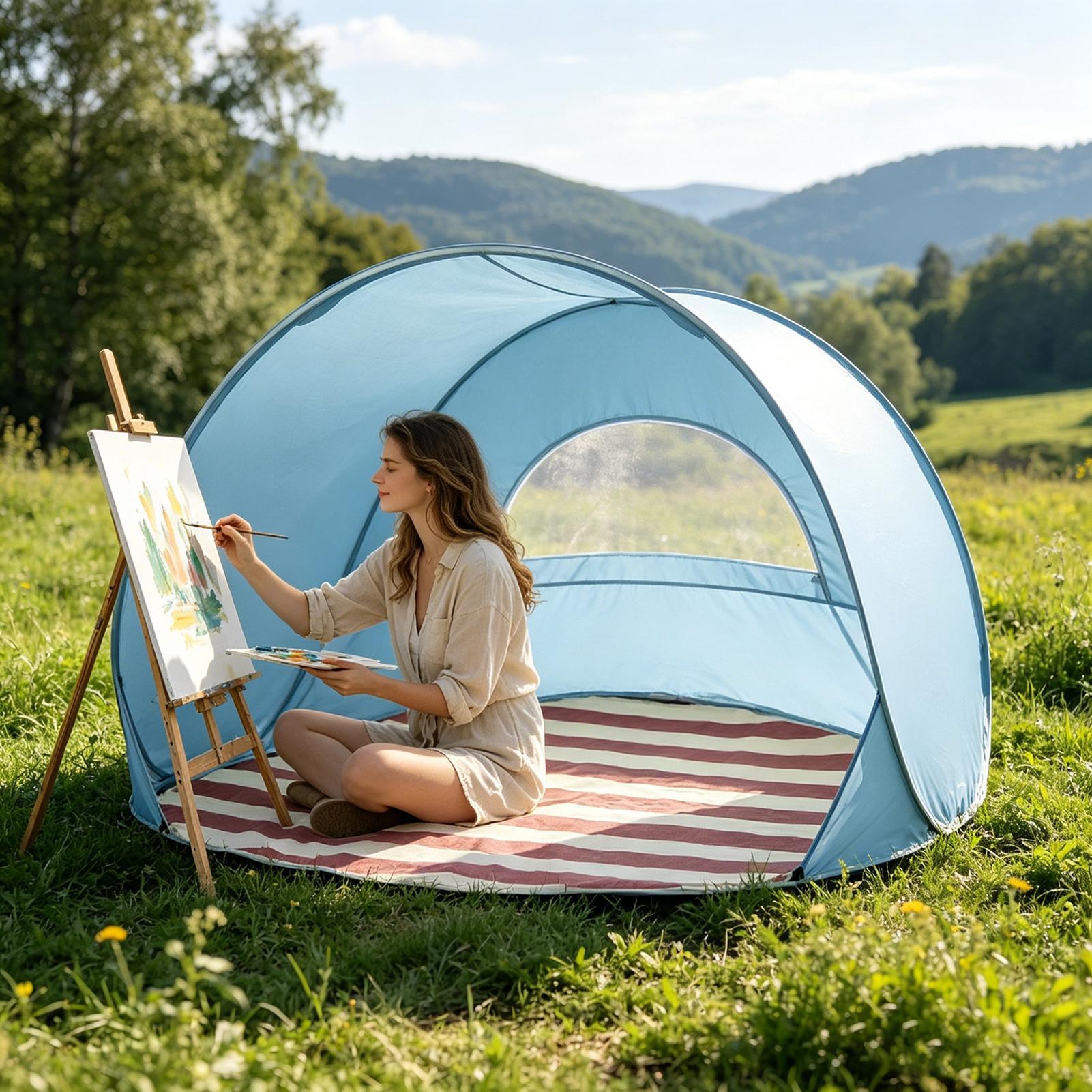 Beach Tent For Kids Lightweigh - مراجعة Emergency Mylar Tent وسعره
