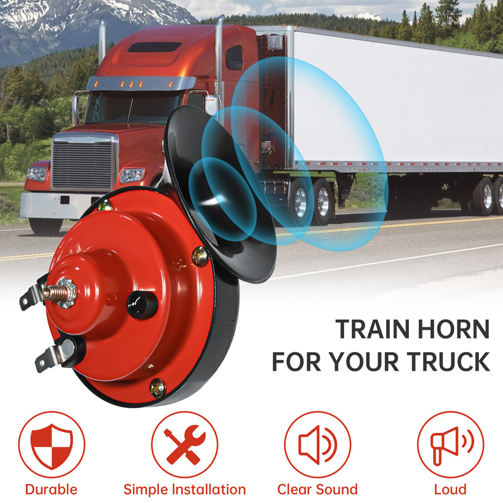 12V Super Loud Train Horns 300 - مراجعة Emergency Whistle Loud وسعره