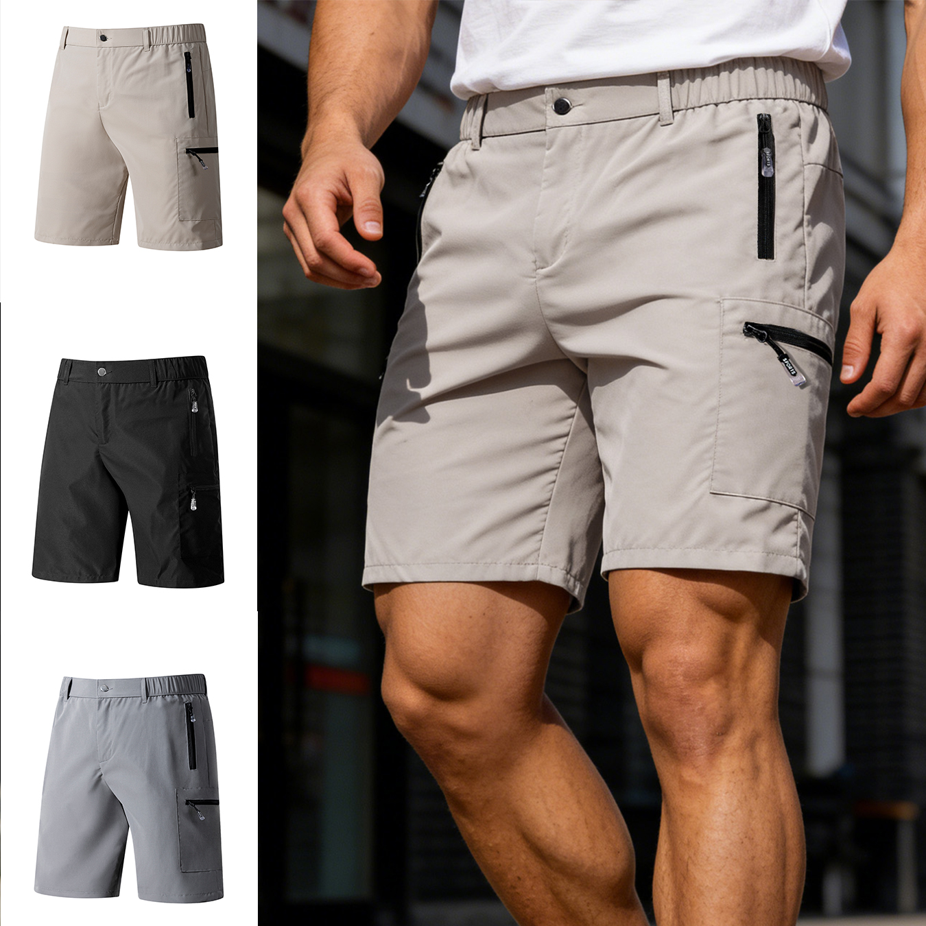 Men's Short Cargo Shorts Multi - مراجعة Fishing Kit Compact وسعره