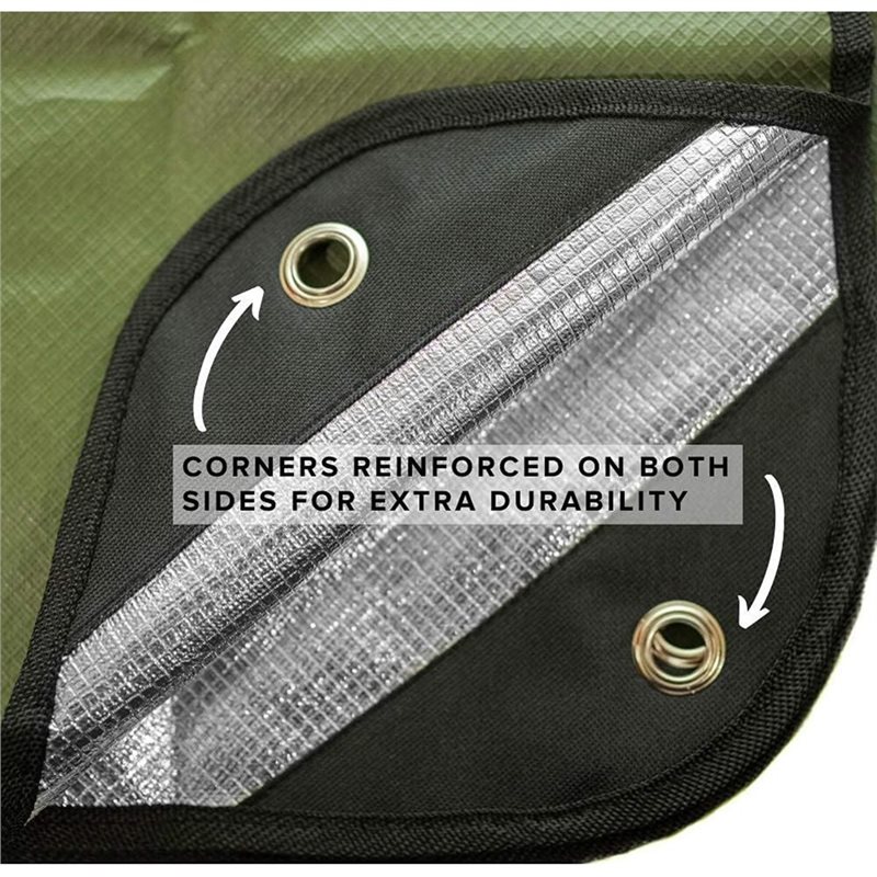 【TRAVEL ESSENTIAL】Waterproof,  - مراجعة Survival Blanket Reflective وسعره