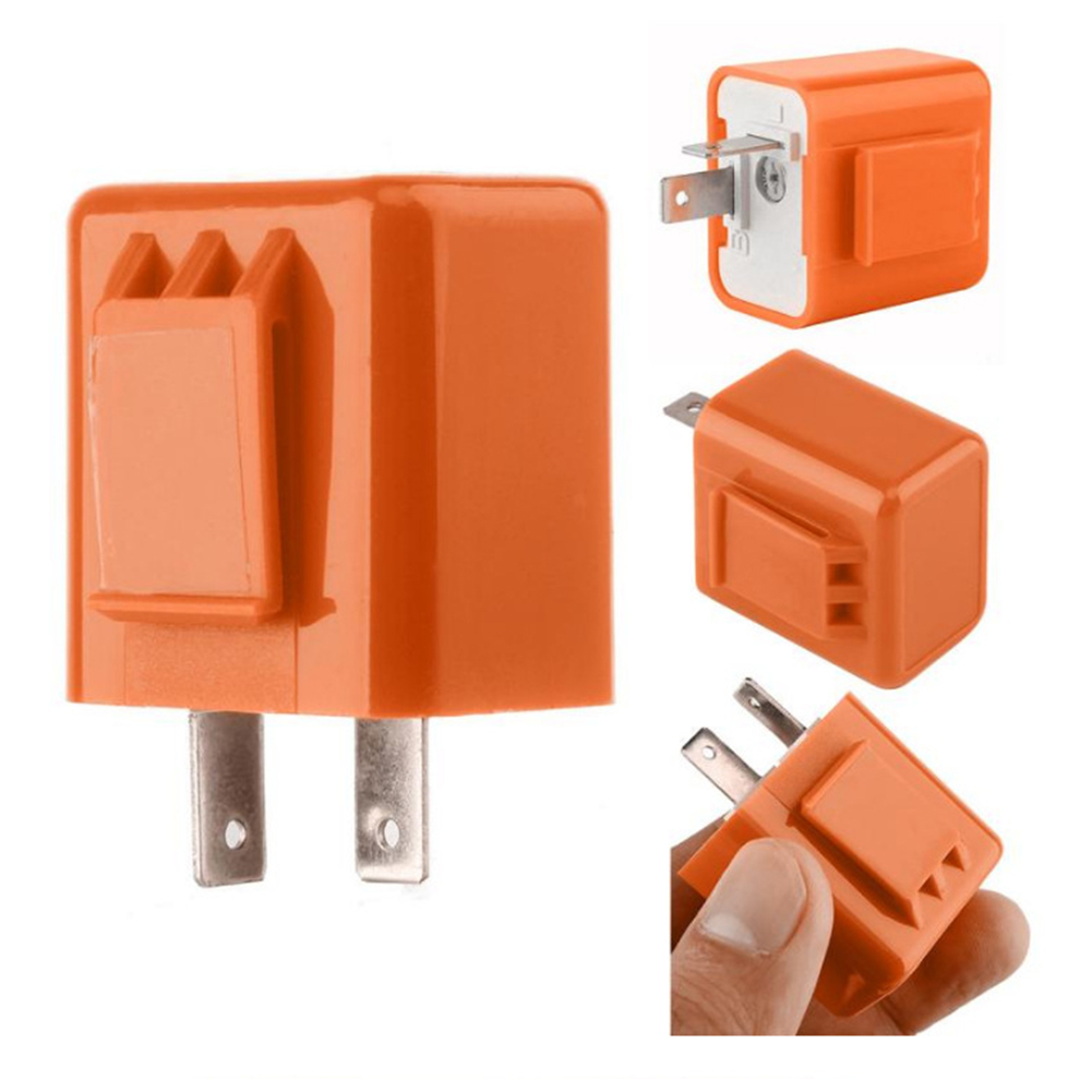 2Pin Motorcycle LED Flasher Re - مراجعة Signal Panel Orange وسعره
