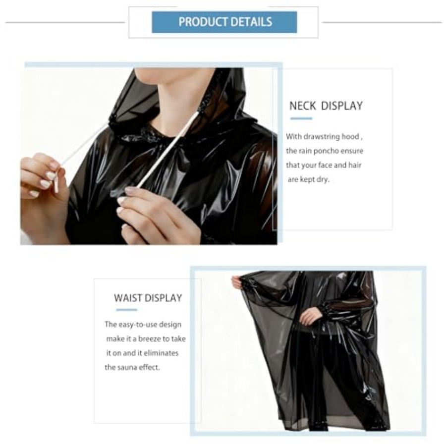 Disposable Rain Ponchos for /A - مراجعة Emergency Poncho Rain وسعره