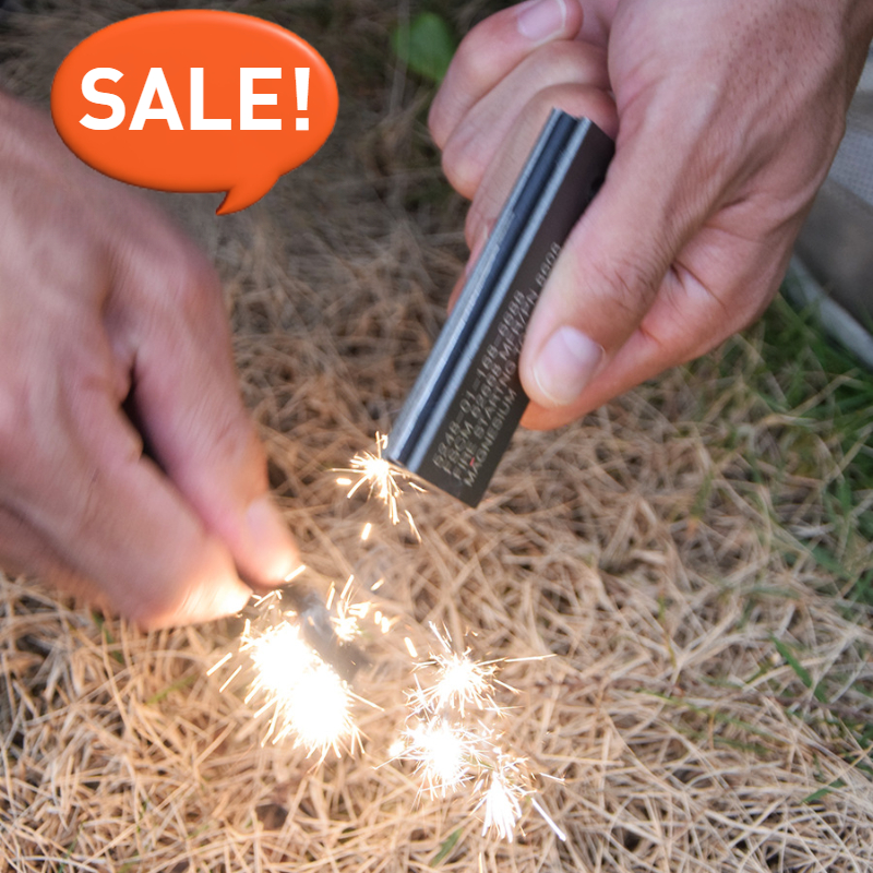 Waterproof Magnesium Flint & S - مراجعة Fire Starting Kit وسعره
