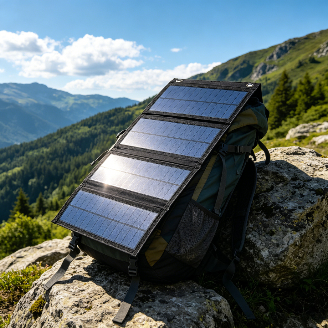 Backpack Carry Portable Foldab - مراجعة Solar Emergency Charger وسعره