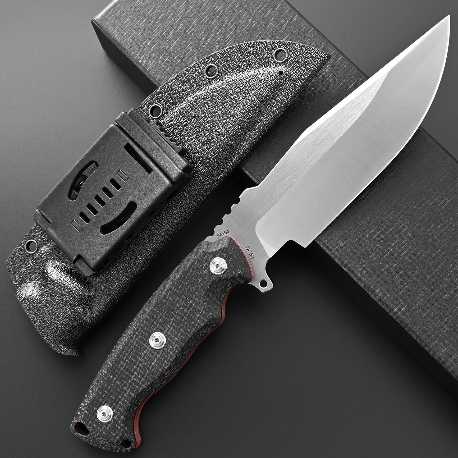 Eafengrow EF164 Fixed Blade Kn - مراجعة Bushcraft Knife Fixed وسعره