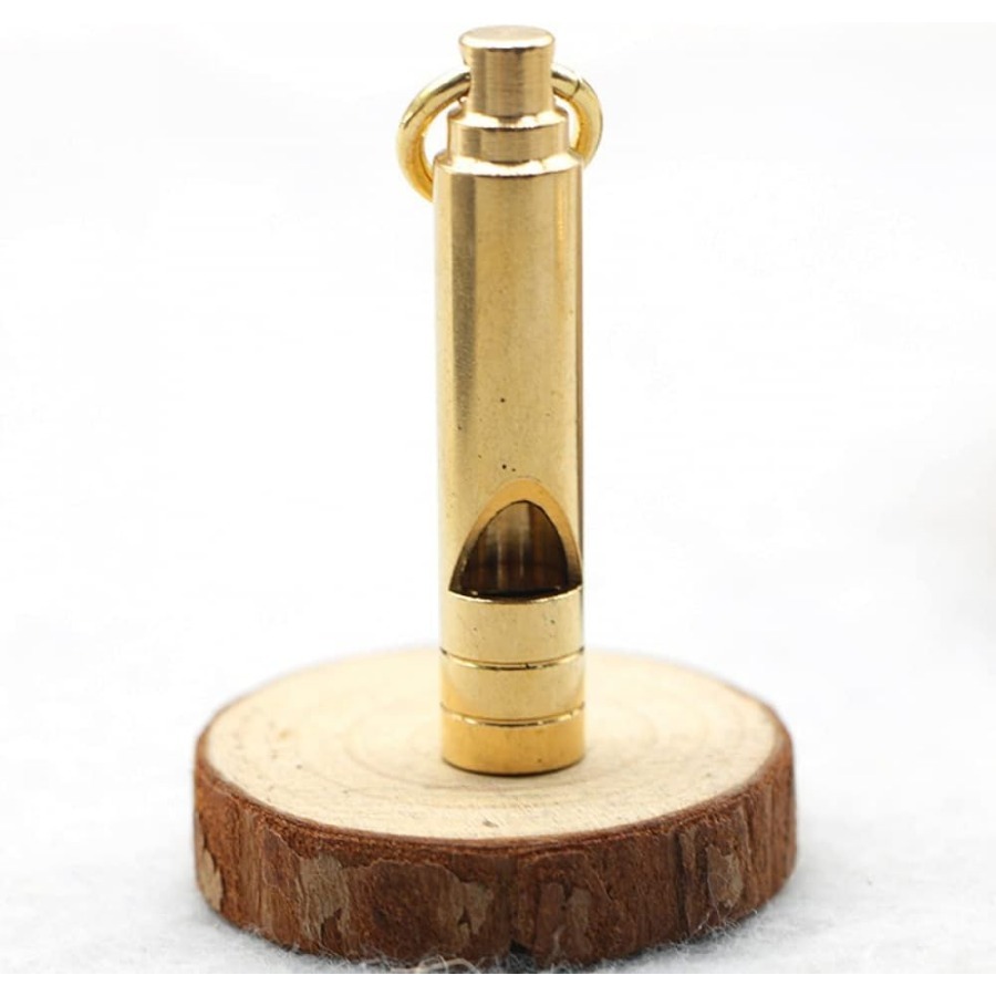 1/5pcs Brass Metal Emergency W - مراجعة Emergency Whistle Loud وسعره