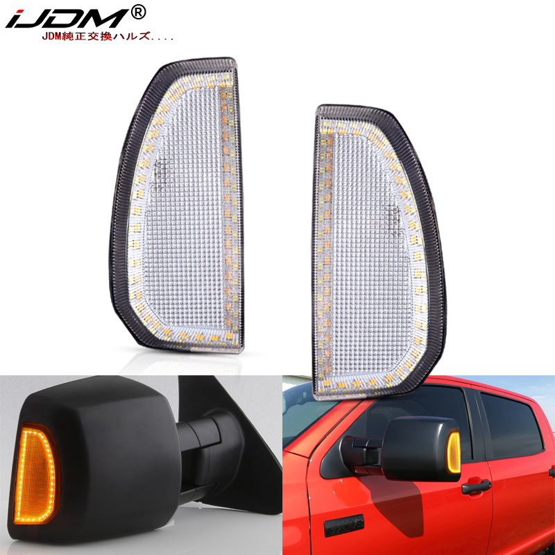 2pcs Switchback LED Side Mirro - مراجعة Signal Panel Orange وسعره