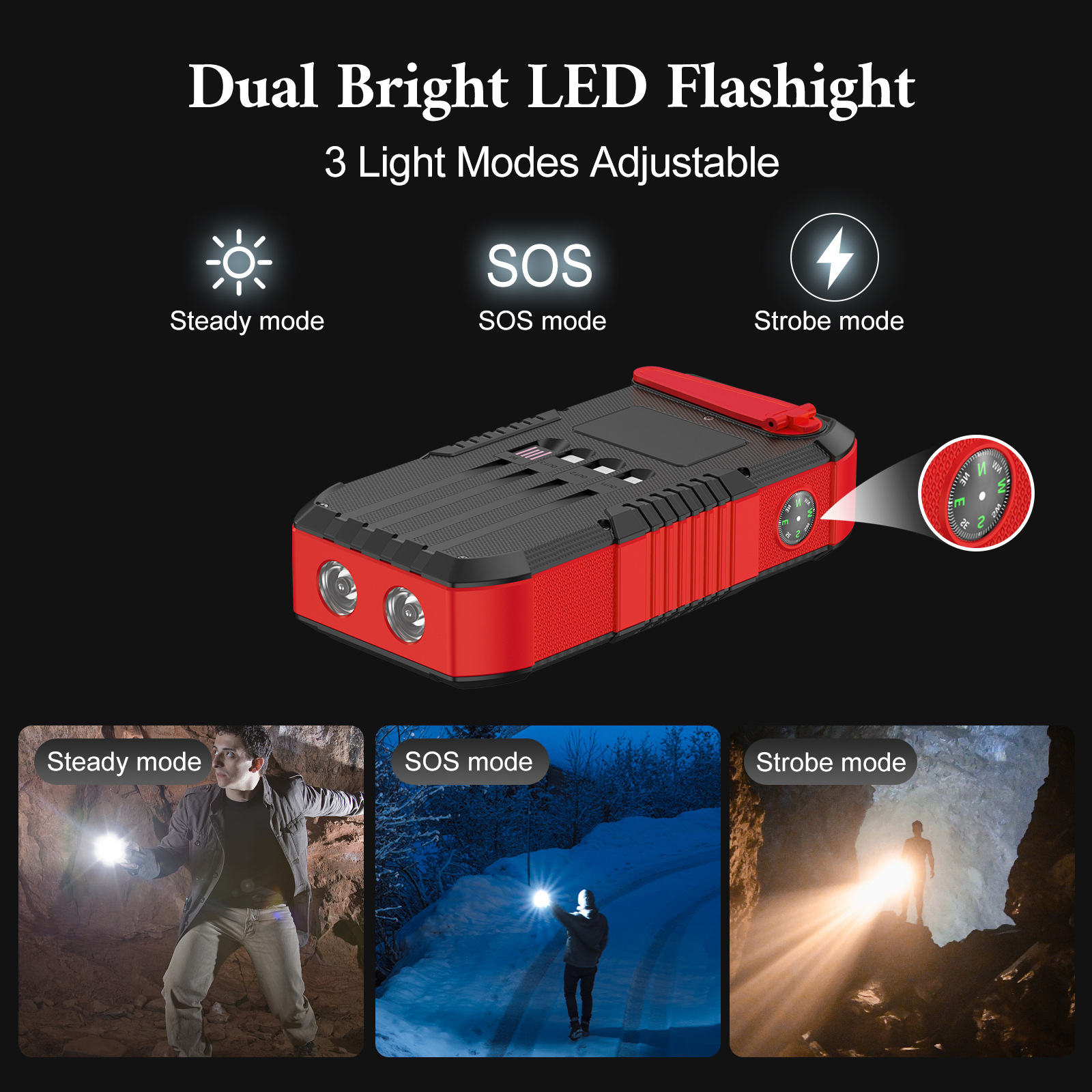 Hand Crank Solar Power Bank 66 - مراجعة Solar Emergency Charger وسعره