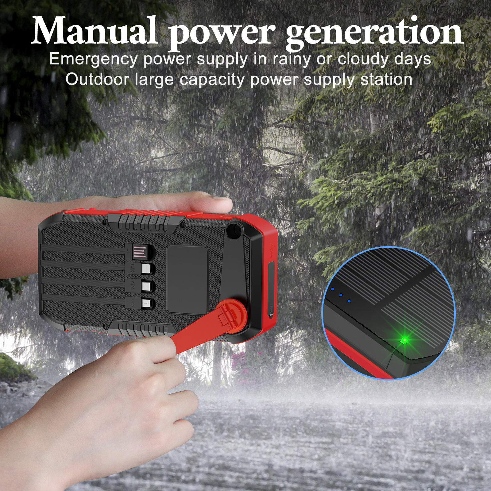 Hand Crank Solar Power Bank 66 - مراجعة Solar Emergency Charger وسعره