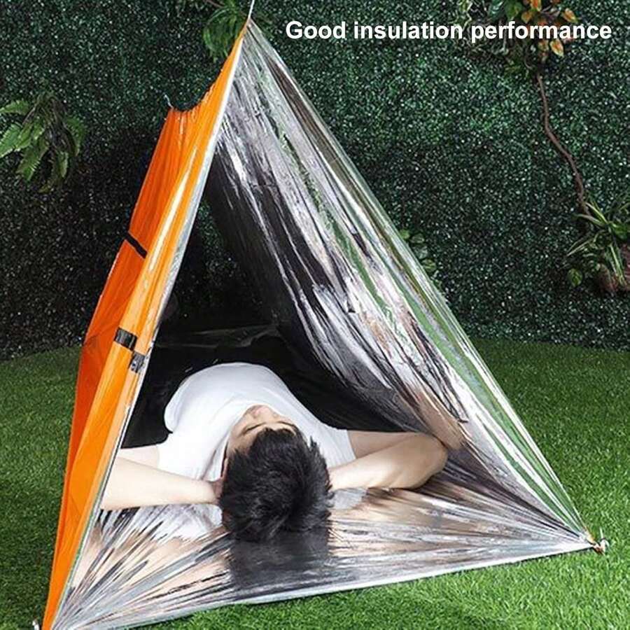 Portable Emergency Pyramid Ten - مراجعة Survival Blanket Reflective وسعره