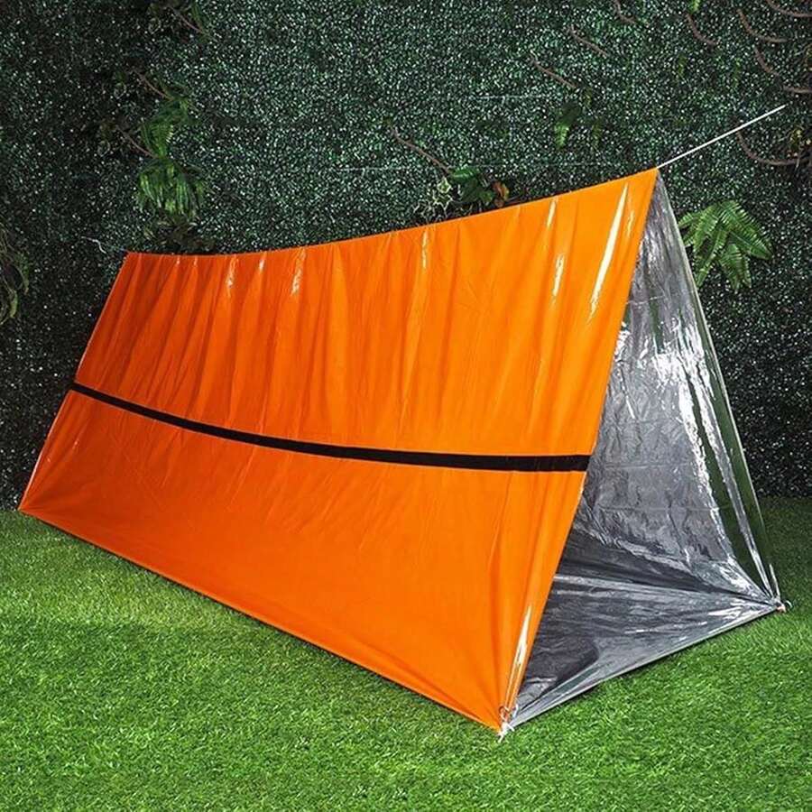 Portable Emergency Pyramid Ten - مراجعة Survival Blanket Reflective وسعره