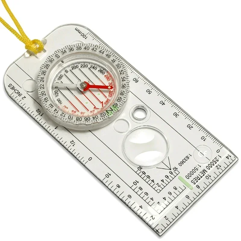 Compass Navigation Map Ruler R - مراجعة Compass Lensatic وسعره