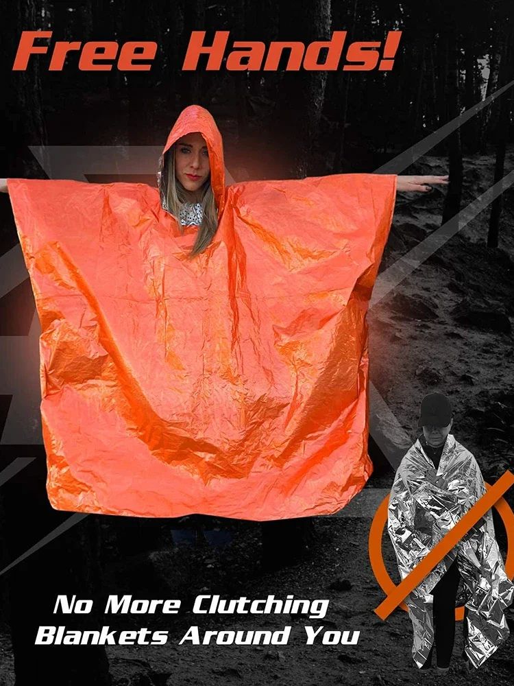 LIFE poncho Emergency Survival - مراجعة Survival Blanket Reflective وسعره