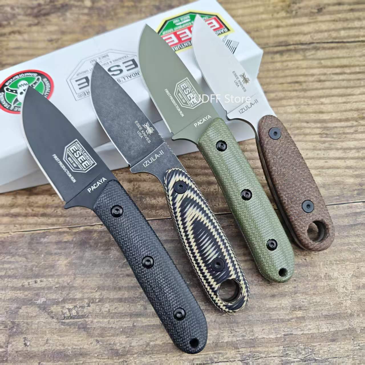 ESEE IZULA/ PACAYA Outdoor Fix - مراجعة Bushcraft Knife Fixed وسعره