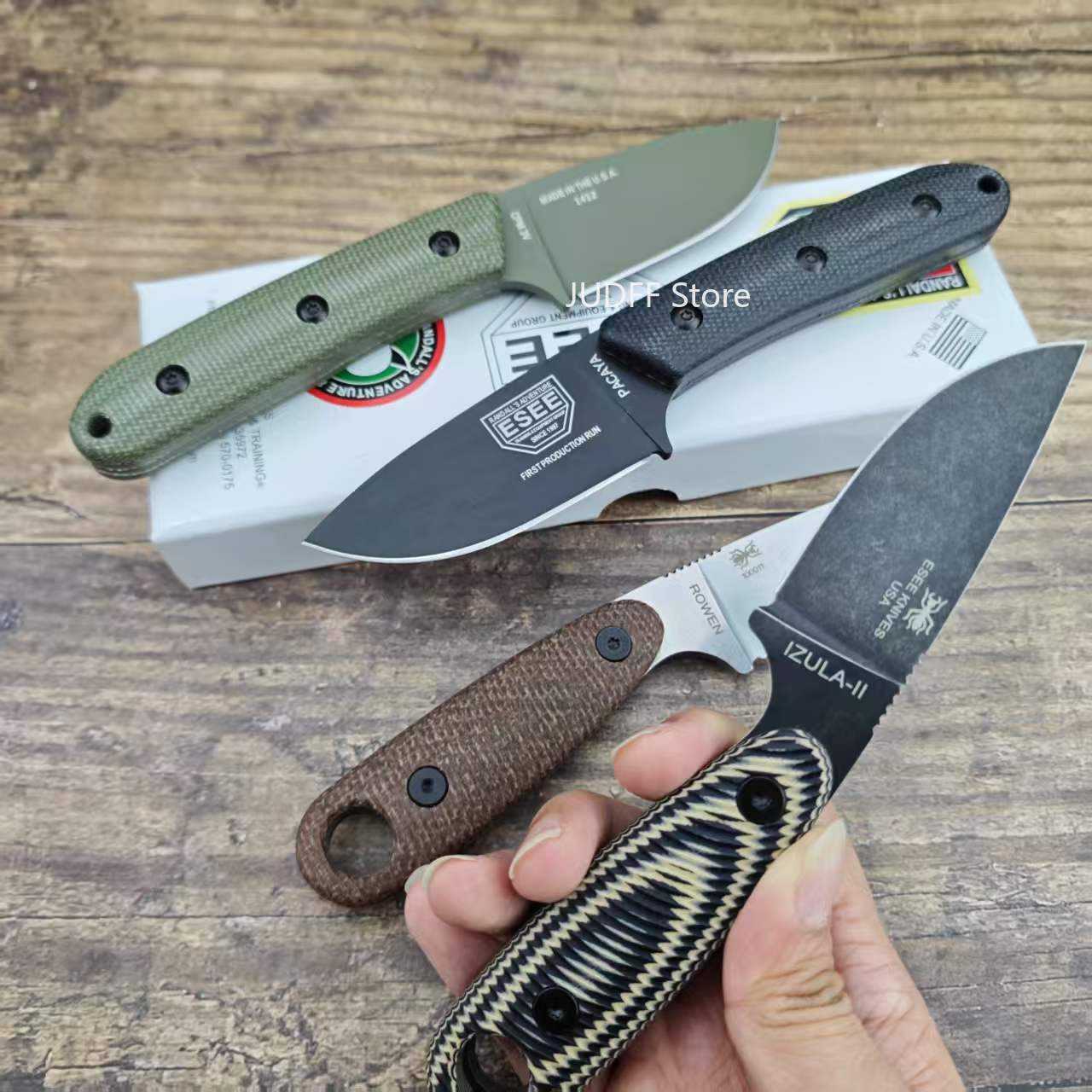ESEE IZULA/ PACAYA Outdoor Fix - مراجعة Bushcraft Knife Fixed وسعره