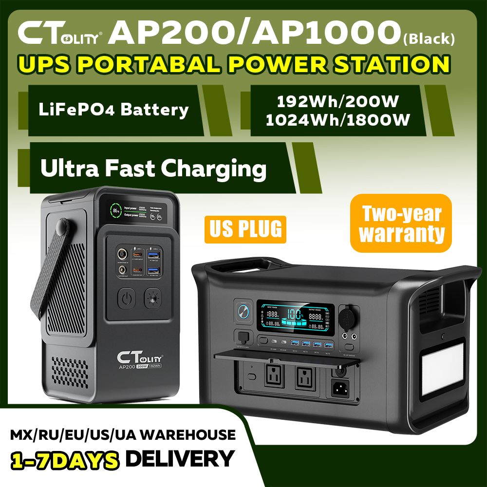 CTOLITY AP200 AP1000 Black sty - مراجعة Solar Emergency Charger وسعره