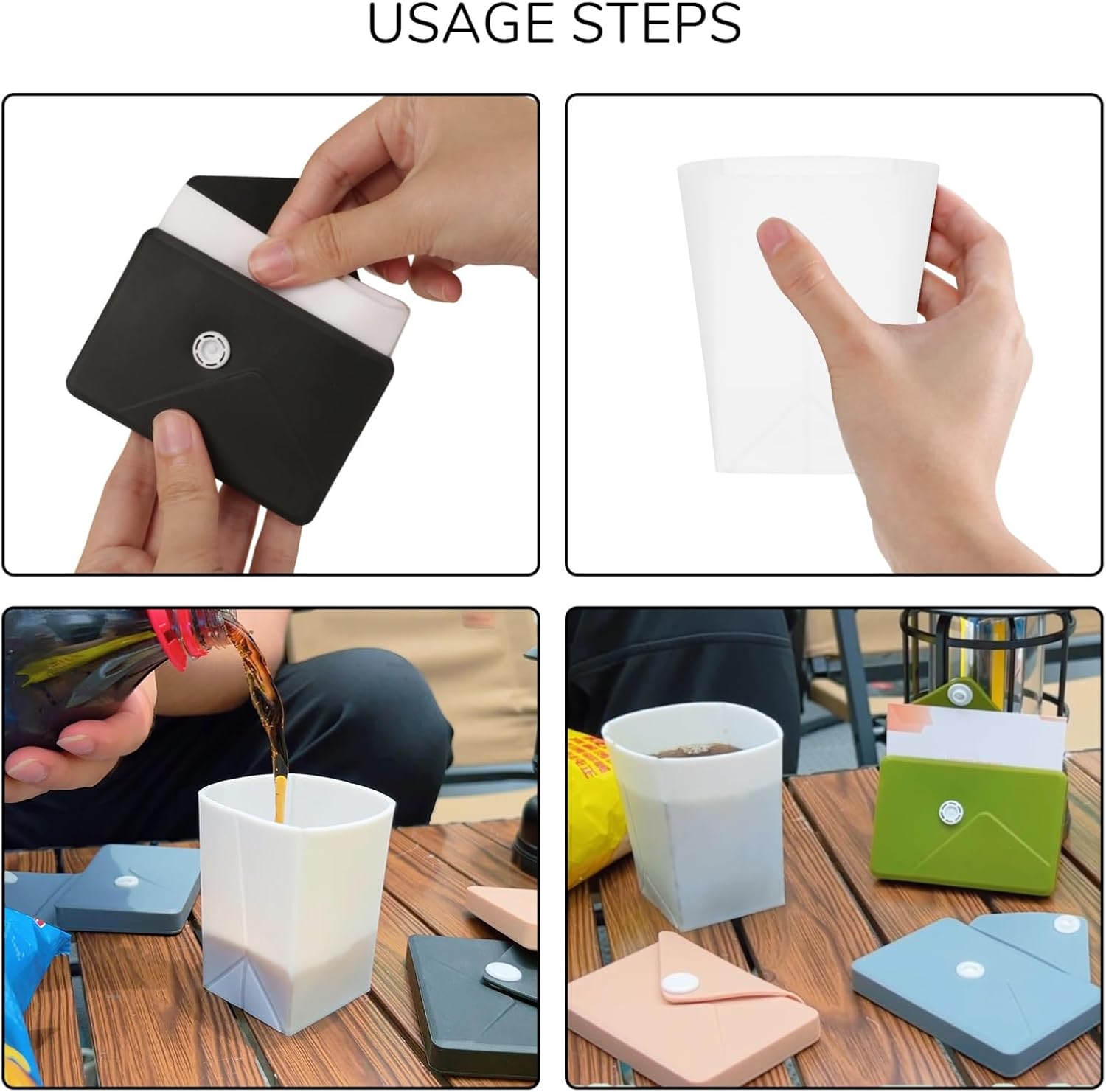 Silicone Collapsible Travel Cu - مراجعة Water Bag Collapsible وسعره