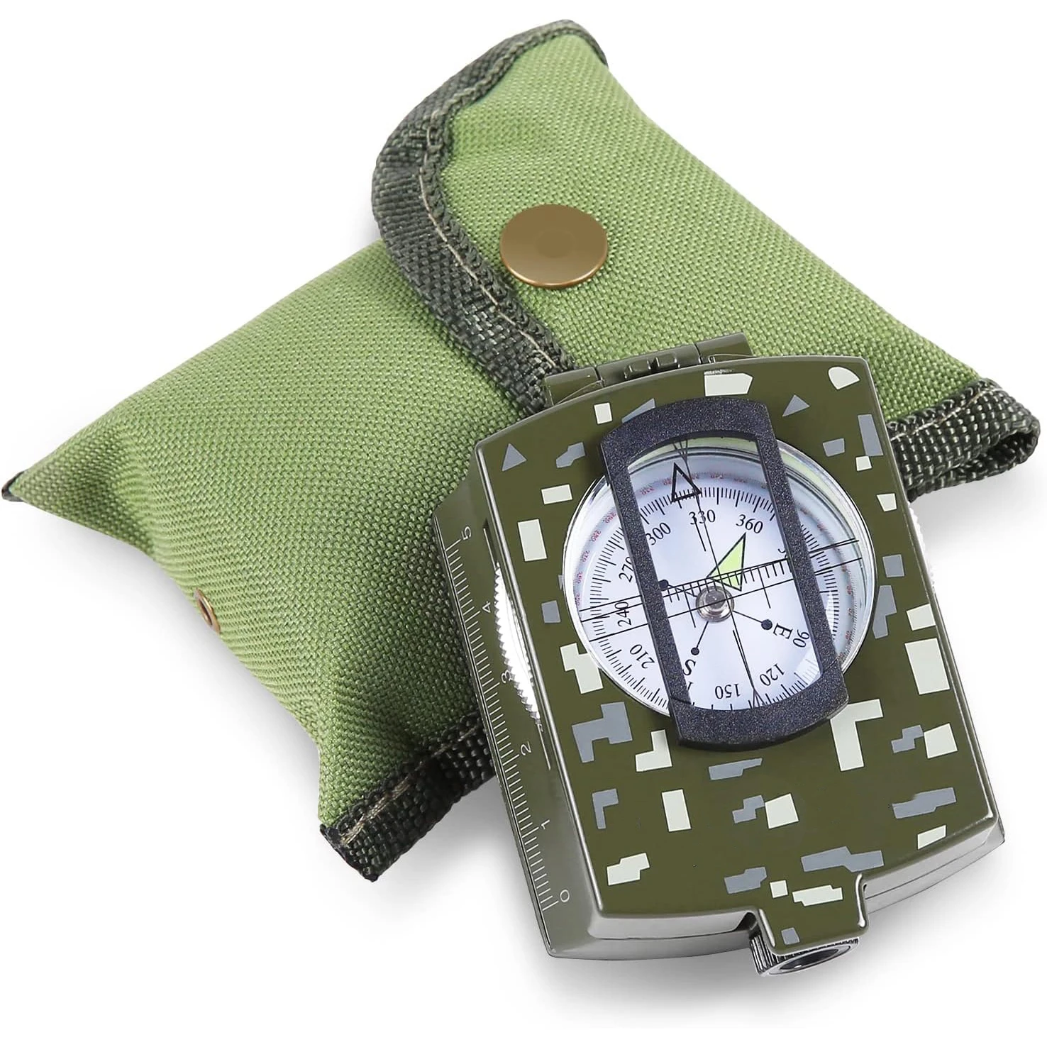 Waterproof Shockproof Tactical - مراجعة Compass Lensatic وسعره